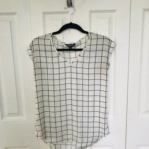 Express Checkerboard Blouse
